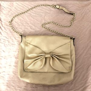 Sam & Libby Gold Bow Chain Purse